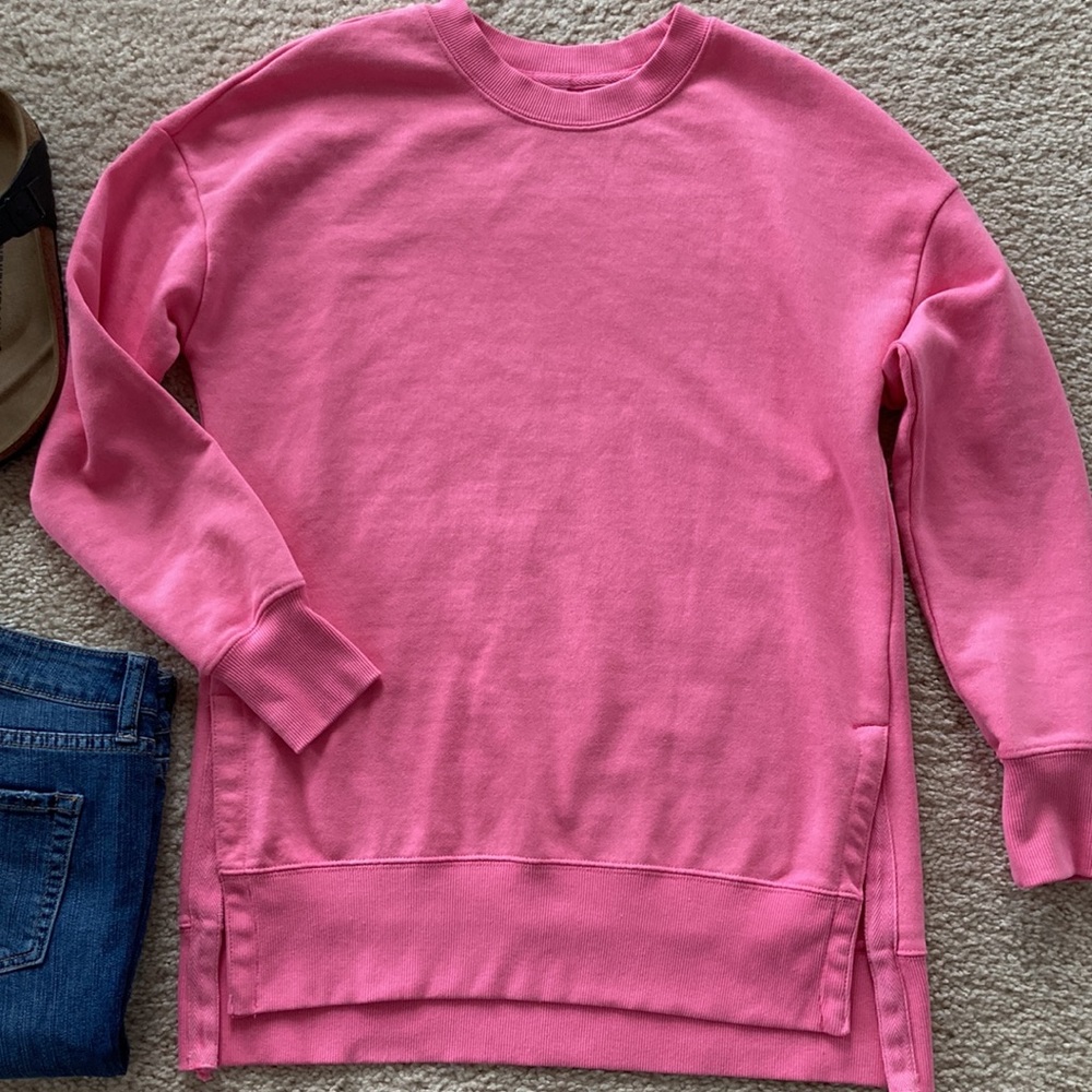 🚫SOLD🚫GreenTea Pink Sweatshirt - Picture 2 of 5
